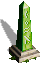 Green obelisk