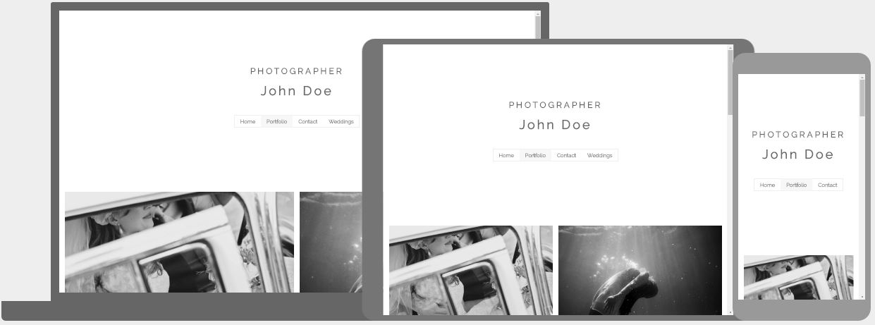 Black and White Photo Template