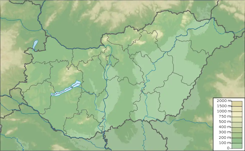 Baja is located in Hungary