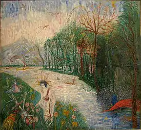 Finding of Moses (1924), oil on canvas, 119 x 128 cm., private collection