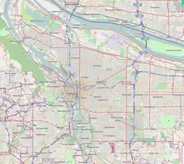 Location in Portland